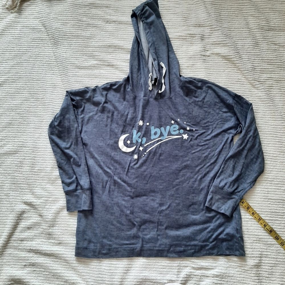 Jacklyn Intimates Graphic Emo Sweatshirt Loungewear Medium